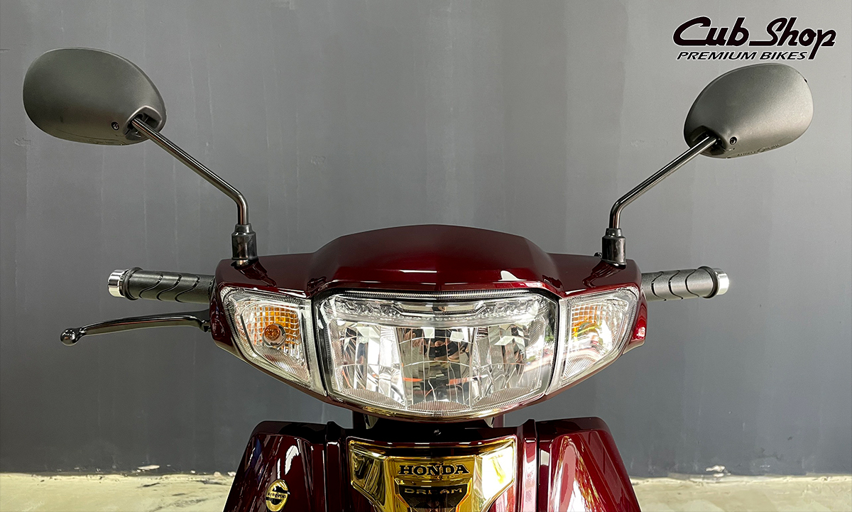 đèn pha Honda Dream 125 NCX màu nâu 